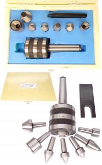 KIEŁ SKŁADANY OBROTOWY Z WYMIENNYMI KOŃCÓWKAMI MK2 + 7 KOŃCÓWEK STOŻEK 2