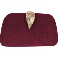 Torebka kopertówka puzderko wizytowa wieczorowa bordowa sylwester