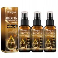 3 szt Hair Growth Serum and Spray with Biotin for Thick Hair