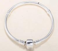 Модульный браслет для подвески подвески баррель серебро 925