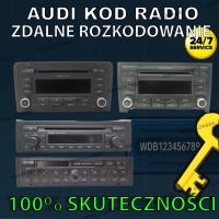 Radio samochodowe VW Kod do radia VW AUDI 2-DIN