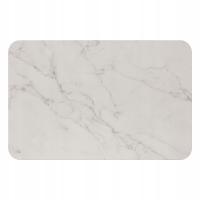 MATA ŁAZIENKOWA BIAŁA KAMIEŃ DIATOMITOWA 60 X 39 CM ANTYPOŚLIZGOWA