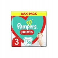 PAMPERS Pants pieluchomajtki rozmiar 3 56 sztuk