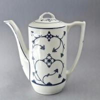 JAGER PIĘKNY DZBANEK PORCELANOWY WZÓR SŁOMKOWY Indisch Blau