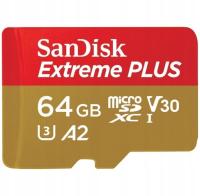 SanDisk Extreme Plus karta 64GB micro SDXC 170MB/s