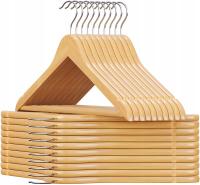 Деревянная вешалка набор 30x деревянные вешалки для одежды для гардероба