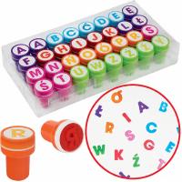 Zestaw STEMPELKÓW Dla Dzieci 5 Lat KREATYWNE Pieczątki LITERKI FIORELLO Set