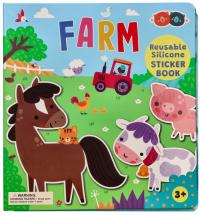 FARMA ŻELOWE NAKLEJKI WIELORAZOWE Z KSIĄŻECZKA DLA PRZEDSZKOLAKA