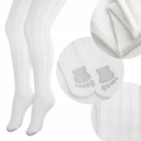 Aura Via детские колготки белый хлопок