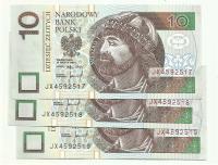 10 złotych 1994 seria JX stan UNC