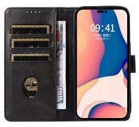Etui z klapką Spacecase do Apple iPhone 12 Pro czarny