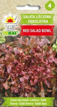 Sałata liściowa - dębolistna Red Salad Bowl nasiona