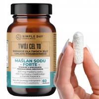 Maślan sodu -Forte- 1000 mg kapsułki JELITA WOLNO UWALNIANE MIKROPELETKI