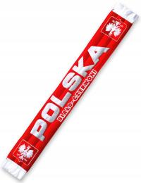 Шарф болельщика Польша красно-белые поляки Mundial EURO 2024 отборочные Ru