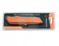 PRAKTIK Nóż z ostrzem trapezowym+ ostrze