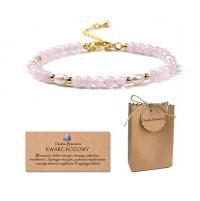 Браслет Из Пресноводного Жемчуга Розовый Кварц