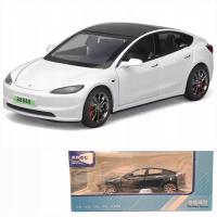 1:32 металлическая модель упаковка из 3 Тесла звук светодиодный свет открывающаяся дверь