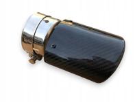 Nakładka Owalna Pełna Połysk Obejma Samochodowa Wlotem 75 mm Wylotem 105 mm