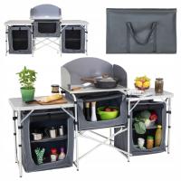 KUCHNIA TURYSTYCZNA SUPER SZAFKA SKŁADANA OGRODOWA TORBA KEMPINGOWA