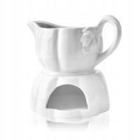 CERAMICZNE NACZYNIE DO SERWOWANIA DIPÓW Z ŁÓDKI SOSU Z PODGRZEWANYM DNEM 480 ML