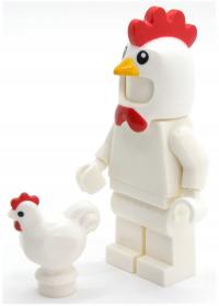 LEGO przebranie kurczaka kurczak Wielkanoc 11262pb01 95342pb01 (bez figurki