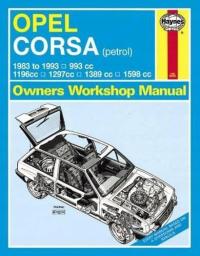 OPEL CORSA PETROL (83 - Mar 93) Haynes Repair Manu