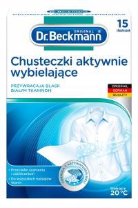 Dr Beckmann Chusteczki aktywnie wybielające 15szt.