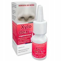 Xylodex 0,1% 0,1 mg + 5 mg, aerozol do nosa, powyżej 6 lat, 10 ml