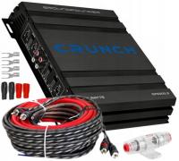 Мощный усилитель Crunch GPX500. 2 500W ACV кабели