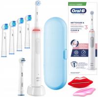 Szczoteczka Elektryczna do Zębów Oral-B PRO 3 Clean & Protect White Zestaw