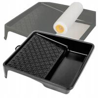 Кювет для краски 33x35 см для ролика 25 см для ролика краски черный универсальный