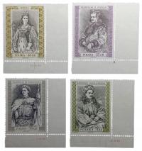 POCZET KRÓLÓW I KSIĄŻĄT Fi 3466-3469 SERIA NAROŻNA - DATA ** K12127