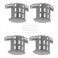 4x Uchwyt na prześcieradło do łóżka Klip Utrzymuj prześcieradła Jędrne Szczelne Łatwy w użyciu Materac Szary