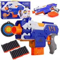 KARABIN PISTOLET AUTOMAT NA STRZAŁKI WYRZUTNIA TARCZA ZABAWKI PREZENT