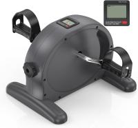 RYGEO mini rowerek treningowy szaro-czarny LCD regulacja oporu