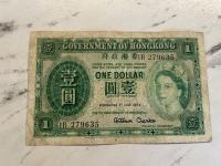 Hong Kong - 1 dolar - 1954