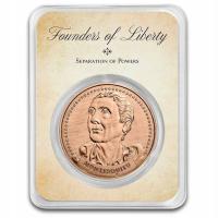 Miedziany Medal Montesquieu TEP, 1 uncja