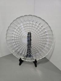 Okrągła taca / patera Cora z rantem (ok. 30,5 cm), Ząbkowice, PRL