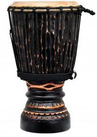 EVER PLAY BGM50-AFR CZARNE DJEMBE 50cm BĘBEN AFRYKAŃSKI DREWNIANY CZARNY