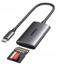 UGREEN CZYTNIK KART ADAPTER USB C DO KART SD TF microSD TRANSFER DO 5Gb/s