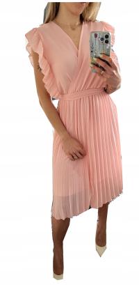 Женское платье для похудения миди элегантное шифоновое плиссированное платье с V-образным вырезом