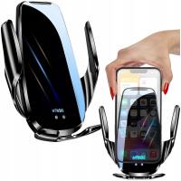 Samochodowy uchwyt do telefonu z ładowarką indukcyjną do kratki Webski