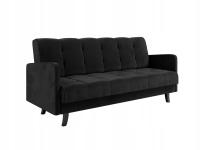 Kanapa SOFA Wersalka z FUNKCJA SPANIA Kanapa - Czarna - wysyłka w 24H!
