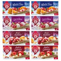 TEEKANNE zestaw herbat ZIMOWYCH owocowych 160(8x20) torebek