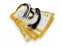 Uniwersalne 4 Sztuki Maty Grzewcze Ogrzewanie Foteli Przód 3 Poziomy 12V DC