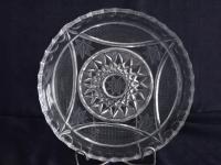 kryształowa patera ciężka PRL okazja