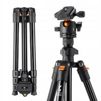 K&F Concept TRIPOD STATYW FOTOGRAFICZNY 160 CM UCHWYT NA TELEFON + Etui case na narzędzia do naprawy zegarków lub innych narzędzi