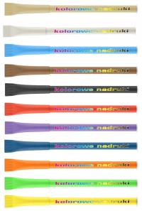 Długopisy z nadrukiem EKO LOGO NAPIS UV FULL COLOR - EKOLOGICZNY PAPIEROWY