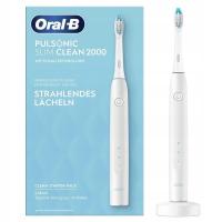 SONICZNA SZCZOTECZKA ELEKTRYCZNA DO ZĘBÓW ORAL-B PULSONIC SLIM 2000 BIAŁA