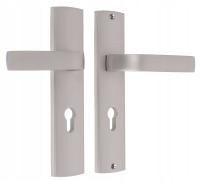Klamka do drzwi zewnętrznych BELIVA satyna rozstaw 90mm